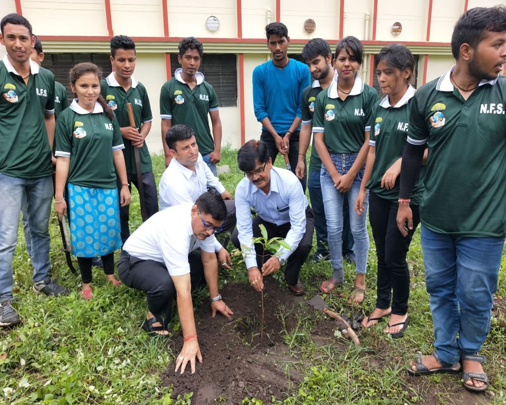 Plantation by NSS students
